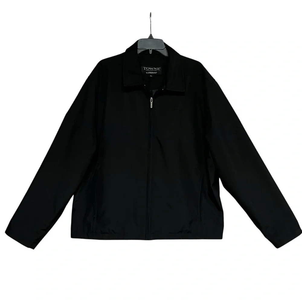 London Fog Towne Collection Black Men’s Jacket XL